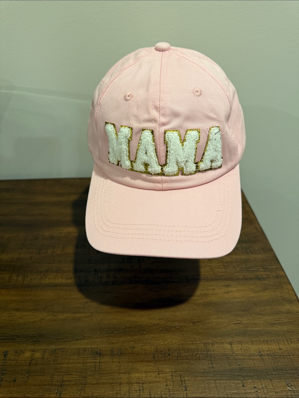 Pink "MAMA" Embroidered Baseball Cap